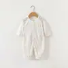 Mameluco de Bebé de Verano, Clase A, Pelele de Bebé sin Costuras, Conjunto de una Pieza Estilo Nuevo, Pijama para Recién Nacido, Ropa de Casa de Manga Larga