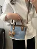 Nova bolsa feminina 2025 bolsa balde quente outono e inverno design de nicho bolsa tiracolo de ombro único bolsa de mão de alta qualidade