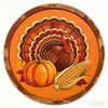 Letrero de Puerta de Madera Plana Impreso con Calabaza Decoración Creativa Colgante de Pared Decoración Festiva Venta al por Mayor desde el Fabricante