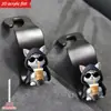 Gancho de Asiento de Coche de Acrílico con Dibujos Animados de Gato y Perro Transfronterizo Modelo Plano 2D Gancho Multifuncional de Almacenamiento para Coche
