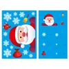 Adesivo de Vidro de Natal Exquisito Removível Estático Elétrico Adesivo Combinação de Natal Adesivo de Janela Decorações de Natal 2024 Novo