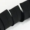 Banda elástica plegada colorida de alta elasticidad, cinta tejida de overlock de alta velocidad, accesorios para ropa, cinta para envolver regalos, venta al por mayor del fabricante