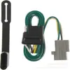 Arnés de Cableado para Remolque 18 AWG Cable de Alimentación para Luz Trasera de Coche Adaptador SAE de 4 Orificios Cable para Remolque Macho y Hembra Aplicación Remolque