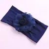 Flor de Cabeça de Chiffon de Verão 2021 Faixa Larga de Nylon para Cabelo Meias de Seda Super Macias Faixa de Cabeça para Bebê Headwear Esportivo para Crianças