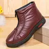 Tienda Insignia Bujinxuan Zapatos de Algodón del Viejo Pekín para Personas Mayores y Abuelas Zapatos de Felpa de Invierno para Personas Mayores Zapatos Cálidos de Otoño e Invierno para Personas Mayores