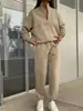 Traje casual de media cremallera de color liso, versátil y elegante, con solapa, estilo europeo y americano, nuevo para otoño e invierno, transfronterizo de Amazon