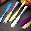 Acero Inoxidable 3 en 1 Cuchillo para Mantequilla Cuchillo para Queso Espátula para Mantequilla Rascador de Mermelada para Pan Espátula para Crema