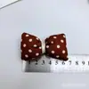Tela Rellena de Algodón Lunares Grandes Lazo Kt Accesorios para el Cabello Pasador Adornos DIY Accesorios Ropa Bolsas Accesorios