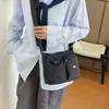 Bolsa Tote Exterior para Mujer Alta Apariencia Estilo Japonés Versátil para Viajes Cotidianos Bolso de Hombro de Nailon para Salidas Casuales Compras Bolso Cruzado