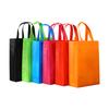 Bolsa não tecida prensada a quente personalizada com impressão colorida revestida com filme, bolsa publicitária para vinho, imobiliária, promocional, tridimensional, para vestuário, personalizada