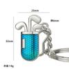 Llavero de Tubo de Bolas de Golf de Colores Llavero de Palo de Golf de Simulación Tridimensional 2D Regalo Deportivo de Golf