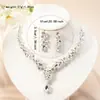 Nuevo Conjunto de Collares de Moda Europea y Americana para Mujer Novia Banquete de Boda Celebración de Festival Accesorios de Actuación de Cumpleaños