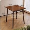 Mesa y Silla de Madera Maciza para Cafetería/Restaurante Occidental Vintage Francés Silla para Celebrante Cibernético Tienda de Té con Leche Postres Repostería Pastelería