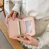 Regalo de Lazo Navideño~Cartera de Mujer Simple con Cremallera Estilo Coreano Gran Capacidad En Stock Porta Tarjetas Original para Estudiantes