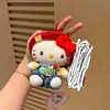Auténtico Hellokitty Sanrio Sanrio Bolso Colgante Muñeco de Peluche Llavero Colgante para Mochila Escolar Muñeco