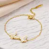 Série de Pulseiras de Aço Titânio Estilo Coreano Pulseira Trevo de Quatro Folhas para Mulheres, Fashionável e Versátil, Pulseira de Aço Titânio de Alta Qualidade, Joia que Não Desbota