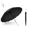 Guarda-chuva automático de cabo longo pode ser personalizado com um logotipo, é durável e reforçado, tamanho extra grande, essencial para viagens de negócios, guarda-chuva feito sob medida