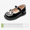 [Oferta Especial] Sapatos de Couro Snuffy Girls Sapatos Lolita Princesa para Meninas Primavera Solado Macio Antiderrapante Sapatos de Bebê