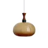 Lámpara Colgante Bauhaus Vintage para Dormitorio, Estilo Japonés Wabi-Sabi, Estudio, Comedor Estilo Retro Ins, Lámpara de Vidrio para Barra de Bar