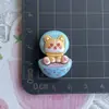 Dibujos Animados Animales Brillantes Cachorro Espacial Pegamento de Crema Accesorios de Resina Joyería DIY Pasador Collar Pegatina de Refrigerador Decoración