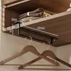 Prateleira de armazenamento em forma de U para armário de varanda de casa, sem furar, cabideiro para roupas, prateleira de armazenamento para dormitório, multifuncional, para secar e pendurar roupas e roupas íntimas