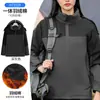 Logo personalizable para ropa de trabajo cortavientos ligera; chaqueta gruesa tres en uno, a prueba de viento e impermeable, adecuada para uniformes corporativos