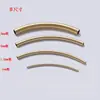 Tubo Redondo Liso Relleno de Oro de 14K Tubo Dorado Pulsera de Tubo Curvado Tubo Protector de Alambre para Pulsera Accesorios para Joyería DIY de los Estados Unidos