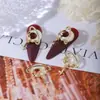 Estilo japonés de lujo ligero tridimensional joyería de zirconita para uñas colgante de perla mariposa concha Súper Brillante decoración de uñas de diamante