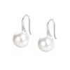 Pendientes de zapato de tacón estilo coreano para mujer, plata pura s999, ganchos para la oreja modernos y sofisticados, pendientes versátiles de plata pura, lujo ligero