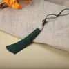 8cm Tampa Prateada Pequeno Borlado de Miçangas Fio Fino Seda de Gelo Poliéster Franja de Borlas Hanfu Lanterna Sachê Pingente Acessórios DIY