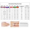 Anillo de Diamantes de Plata S925 Simple Chapado Europeo y Americano Transfronterizo de Wish para Pedir Anillo de Boda Anillo de Boda Romántico