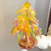 Fuegos Artificiales de Palo Retorcido Navideño Árbol de Navidad Luz Nocturna Luminosa Adornos de Ambiente para Regalos de Cumpleaños para Parejas y Amigos