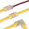 Hebilla conectora para conexión en esquina de tiras de luces LED COB, tipo universal de bajo voltaje, no requiere soldadura