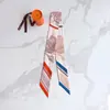 Bufanda de Seda de Primavera y Otoño, Bufanda de Seda Versátil Estilo Coreano, Delgada de Tira Larga, Se Puede Usar para Atar Asas de Bolsos, Cinta de Seda, Goma para el Cabello, Bufanda