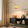 Lámpara de Pie Estilo Medieval Junto al Sofá de la Sala de Estar Dormitorio Americano Decoración de la Habitación Atmósfera Lámpara de Pesca al Atardecer