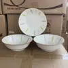 Tigela Cerâmica Simples e Criativa para Macarrão Instantâneo Sopa Ramen Sopa Instantânea Cor Sob Esmalte Popular Alto Acabamento