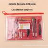 Atacado Conjunto de 12 peças Odamei de traje de exame para estudantes no exame de admissão à faculdade caneta de cobertura de cartão de resposta 2b caneta gel K55