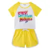2026 Conjunto de Verano para Niños Estilo Nuevo Ropa para Niños Bebé Pantalones Cortos Calientes Camiseta de Manga Corta Pantalones Cortos Casual Deportivo Conjunto de Dos Piezas Moderno