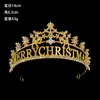 Coroa de Aniversário Jiu Shimei Nova Formato Estrela Coroa Completa de Diamante Faixa de Cabeça Acessórios de Cabelo Joias de Coroa de Aniversário Atacado