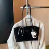 Bolsa Tote Nova Moda de Aparência Sofisticada, Grande Capacidade, Versátil para Uso Externo e no Dia a Dia, Bolsa de Ombro ou Axila Estilosa com Estampa de Leopardo