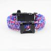 Abrebotellas de Exterior Pedernal Pulsera de Supervivencia Palo de Fuego para Exteriores Pulsera Tejida a Mano para Salvar Vidas Pulsera