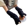 Guantes de Lana Tejida Japonesa para Mujer Nuevo Otoño e Invierno Expositor Pantalla Táctil A Prueba de Frío Cálido Protección para el Brazo Color Sólido Manga Larga