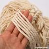 Em Estoque Corda de Algodão de 8 Fios 5mm, Disponível em Várias Cores, Cordão de Algodão Oco para Tapeçaria de 8 Fios