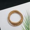 Pulsera de resorte de moda europea y americana de venta caliente transfronteriza, pulsera de metal personalizada para hombres y mujeres, que combina con todo, Joyería de Moda al por Mayor