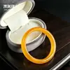Pulsera de ojo de gato en barra plana semi-montaña, verde aceitoso como el hielo, ojo de gato tono montaña distante, pulsera para mujer, moderna y versátil, popular en línea
