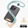 Cordão para Celular Pendurado no Pescoço Transversal 8mm Tira Trançada Corda Curta para Pulso Capa de Celular Cadeia de Cordão Atacado Fábrica
