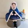 Disfraz Cosplay de Niña Policía Conejo Otoño/Invierno Vestido Princesa de Felpa Ropa Infantil Zootopia Vestido