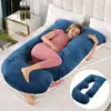 Almohada de Embarazo Amazon Protector de Cintura Almohada Inclinada para Dormir de Lado Almohada para Dormir de Embarazo en Forma de J Removible y Lavable Almohada de Embarazo Transfronteriza