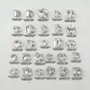 Acessórios de Diamante Flash K9 de Alta Qualidade Sem Base para Nail Art, Peças de Decoração de Unha Retangulares e Ovais Full Diamond Brancas Feitas à Mão