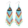 Aliexpress Popular de Venta Caliente Pendientes Largos Geométricos Coloridos Bohemios y Accesorios Venta al por Mayor Dropshipping
